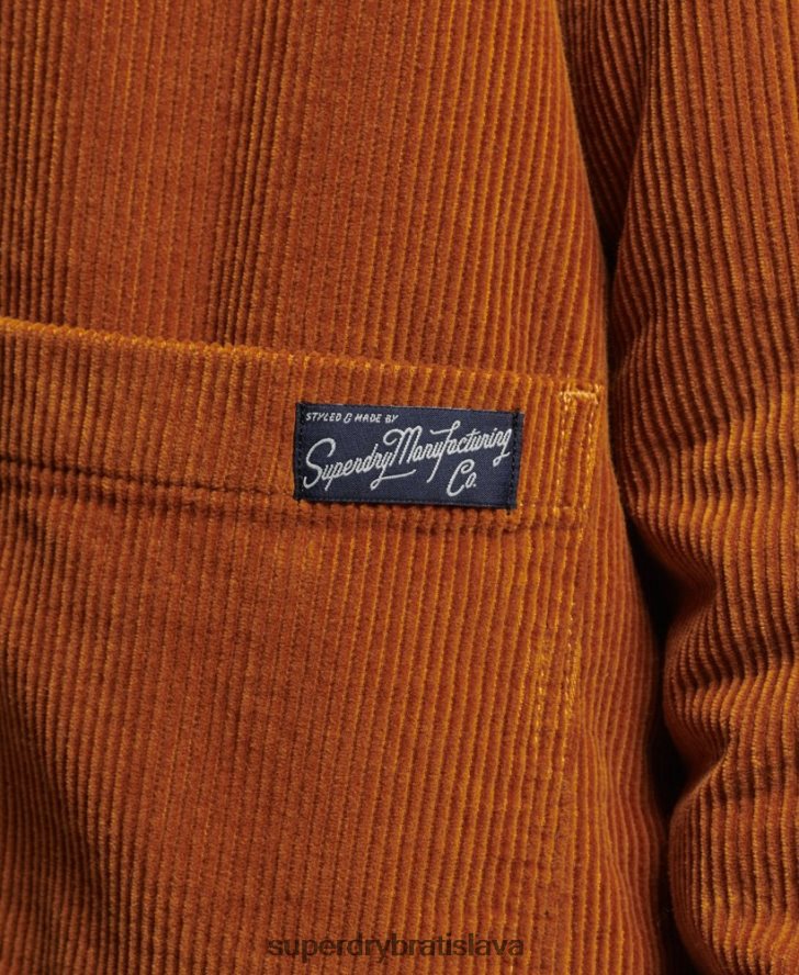 Superdry ženy bunda na prácu so šnúrkou 6B4ZTR3696 oblečenie oranžová