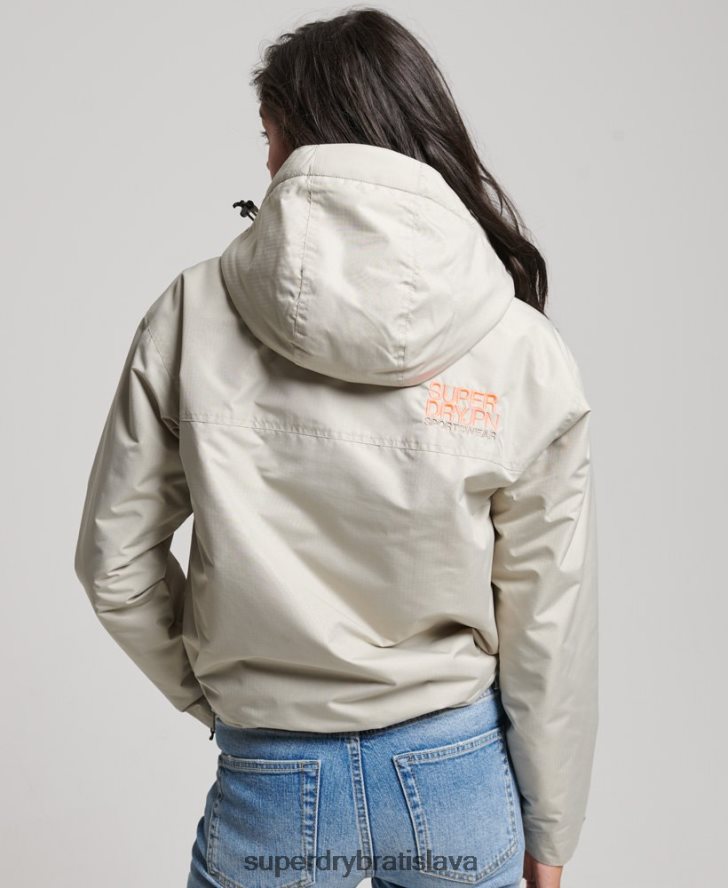 Superdry ženy bunda sd-windcheater 6B4ZTR3519 oblečenie sivá