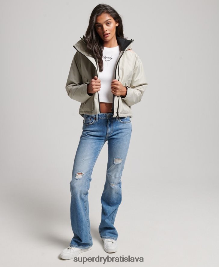Superdry ženy bunda sd-windcheater 6B4ZTR3519 oblečenie sivá