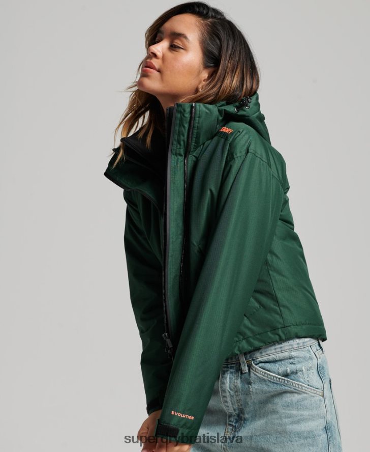 Superdry ženy bunda sd-windcheater 6B4ZTR3527 oblečenie zelená