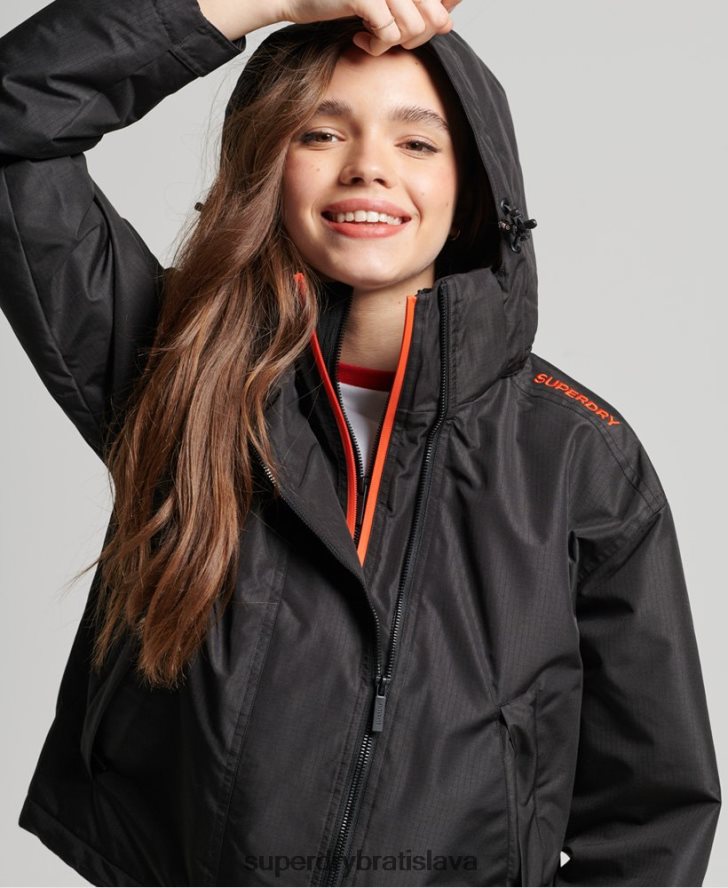 Superdry ženy bunda sd-windcheater 6B4ZTR3551 oblečenie čierna