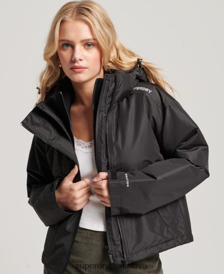 Superdry ženy bunda sd-windcheater 6B4ZTR3557 oblečenie čierna