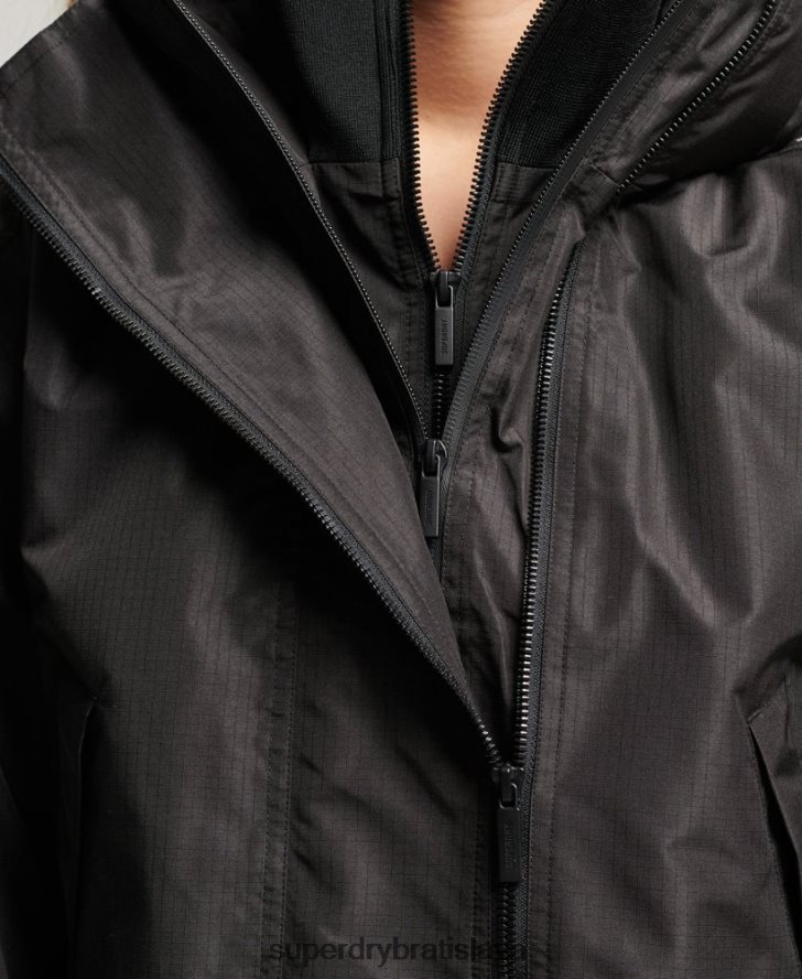 Superdry ženy bunda sd-windcheater 6B4ZTR3557 oblečenie čierna