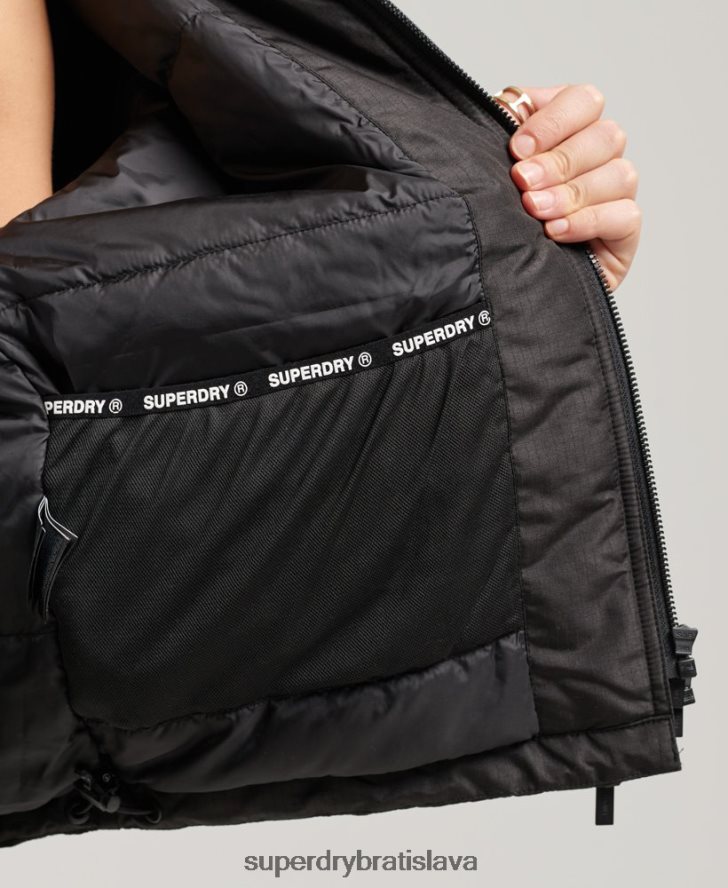 Superdry ženy bunda sd-windcheater 6B4ZTR3557 oblečenie čierna
