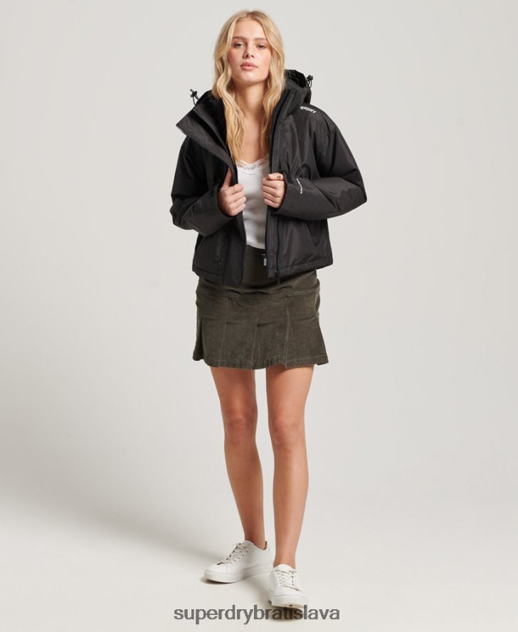 Superdry ženy bunda sd-windcheater 6B4ZTR3557 oblečenie čierna