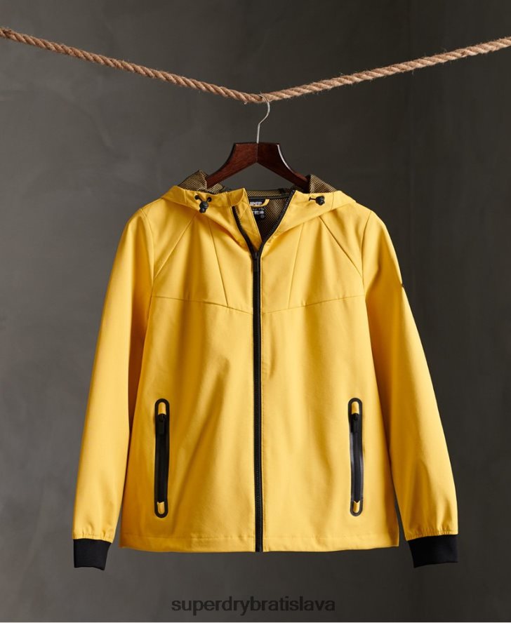 Superdry ženy echo pláž cagoule 6B4ZTR5608 oblečenie žltá