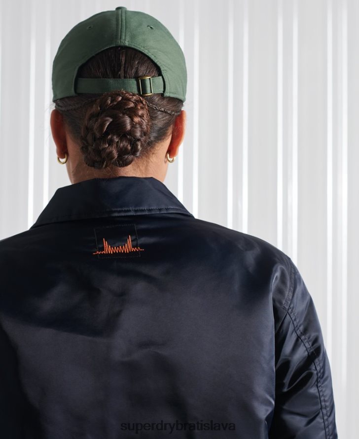Superdry ženy energy ma2 bomber bunda 6B4ZTR5523 oblečenie námorníctvo