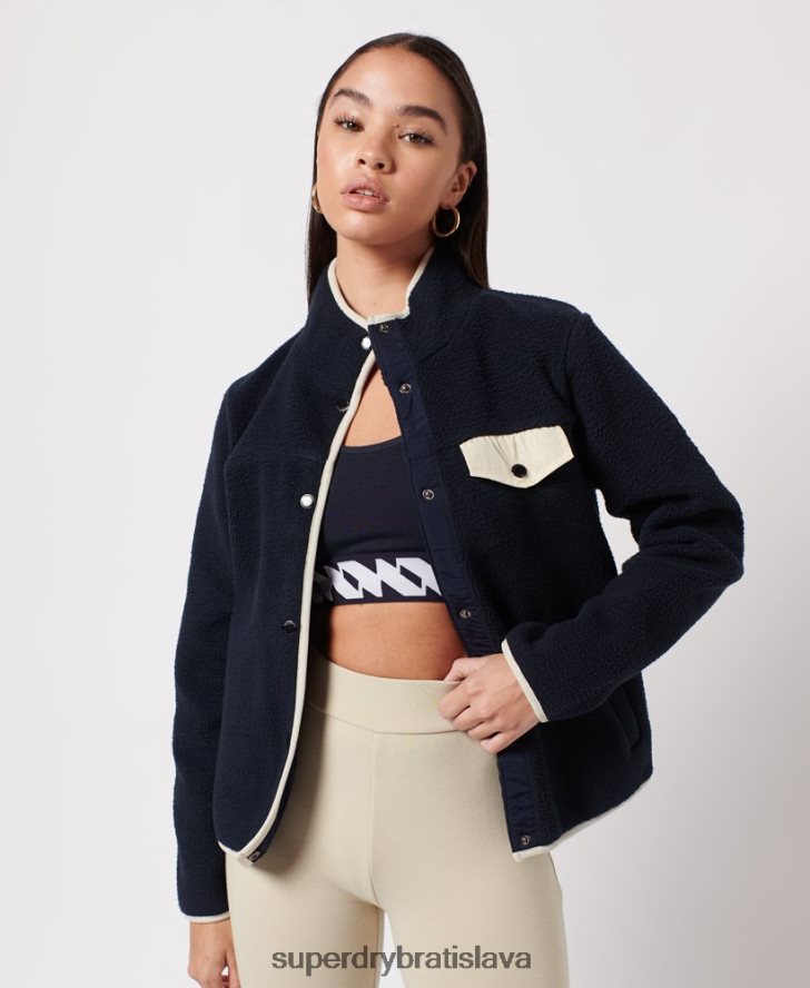 Superdry ženy expedičná páperová bunda 6B4ZTR6056 oblečenie námorníctvo