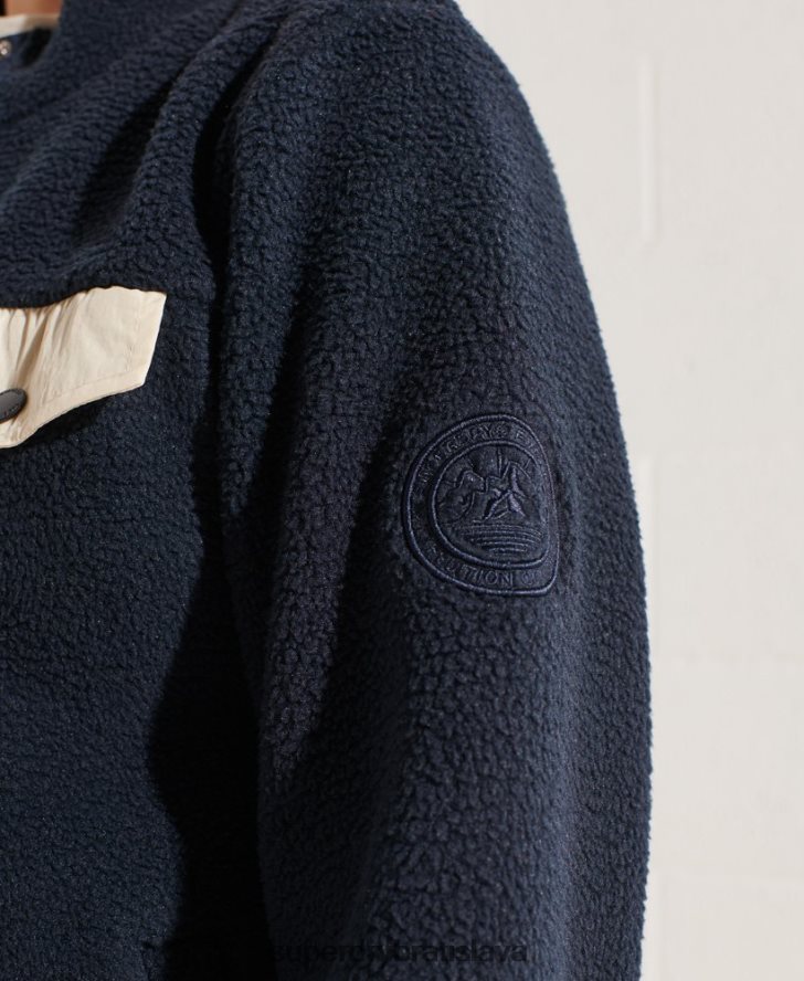 Superdry ženy expedičná páperová bunda 6B4ZTR6056 oblečenie námorníctvo