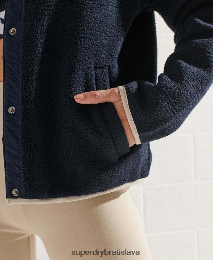 Superdry ženy expedičná páperová bunda 6B4ZTR6056 oblečenie námorníctvo