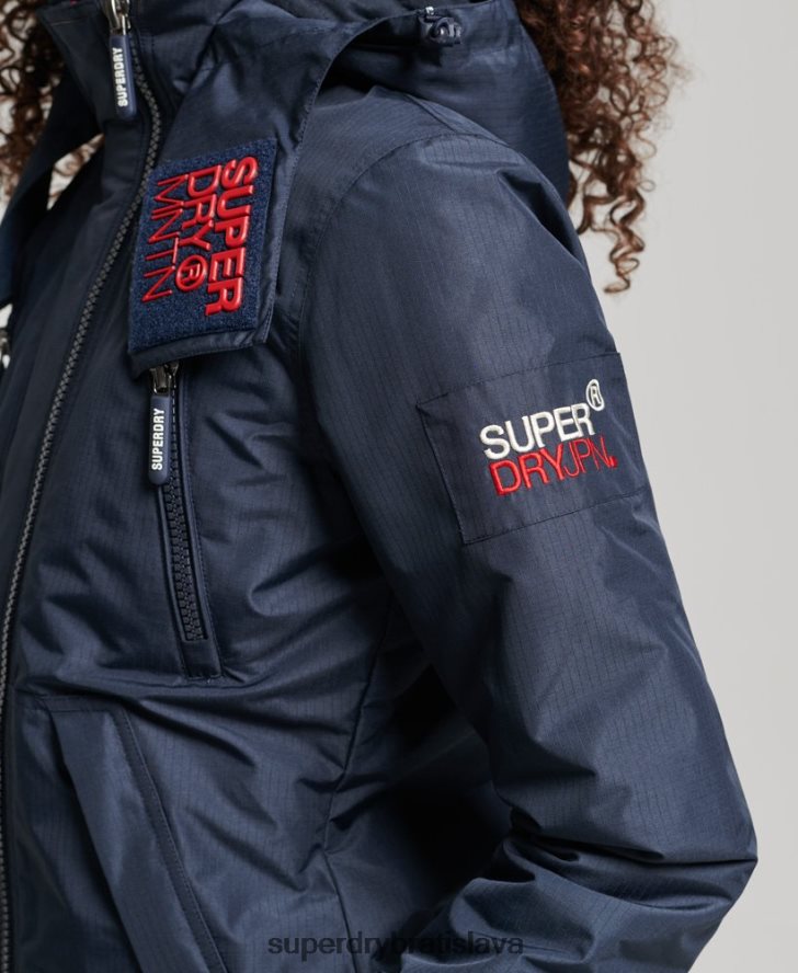Superdry ženy horská sd-windcheater bunda 6B4ZTR3558 oblečenie námorníctvo