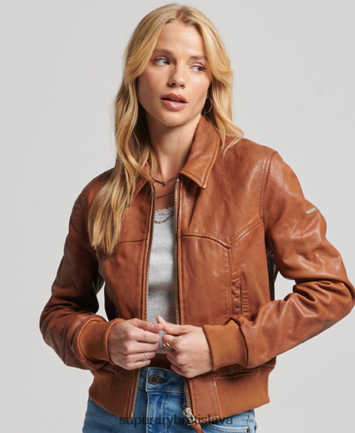 Superdry ženy indie klubová bunda 6B4ZTR5417 oblečenie opálenie