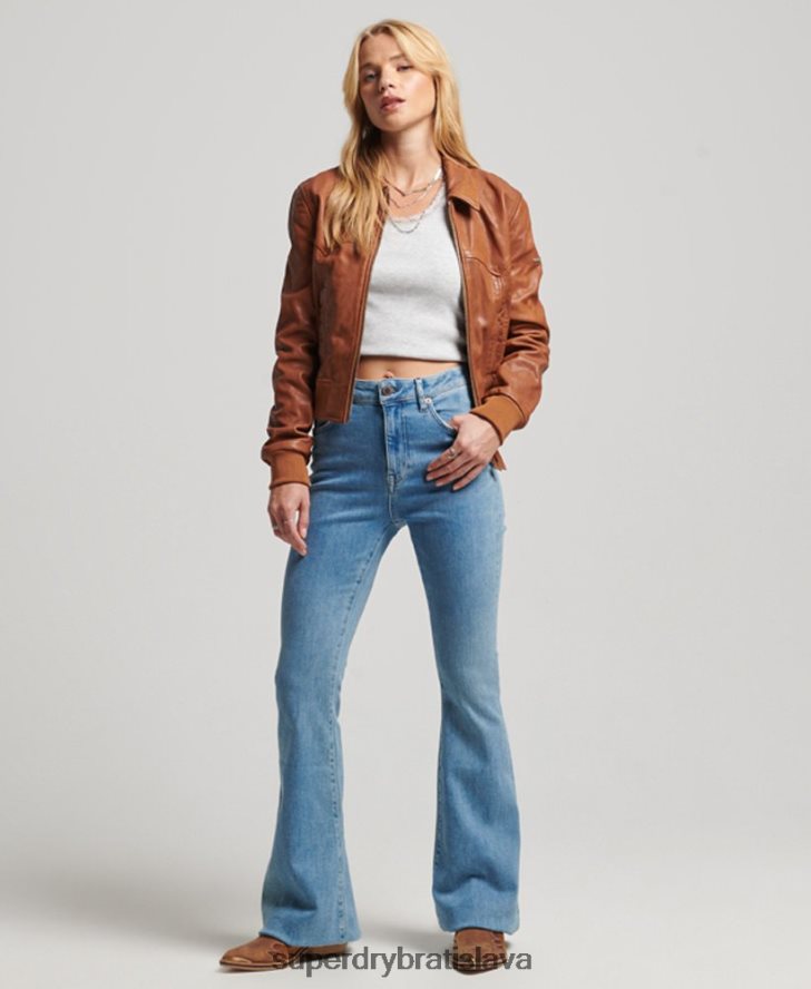 Superdry ženy indie klubová bunda 6B4ZTR5417 oblečenie opálenie