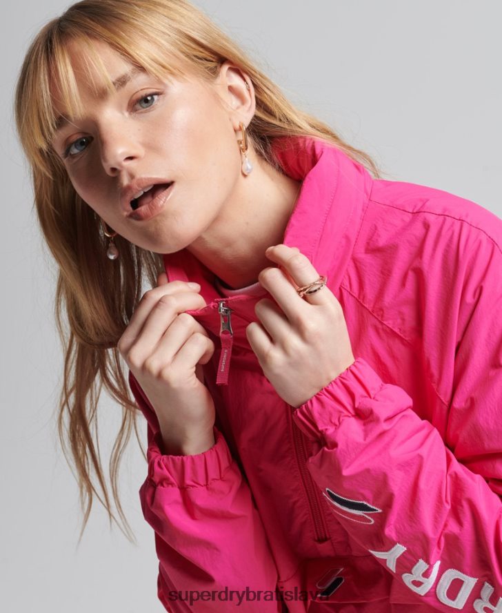 Superdry ženy kód zásadná grafická réžia 6B4ZTR5560 oblečenie Ružová