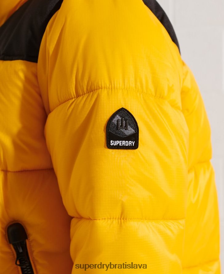 Superdry ženy kódová bunda 6B4ZTR5477 oblečenie žltá