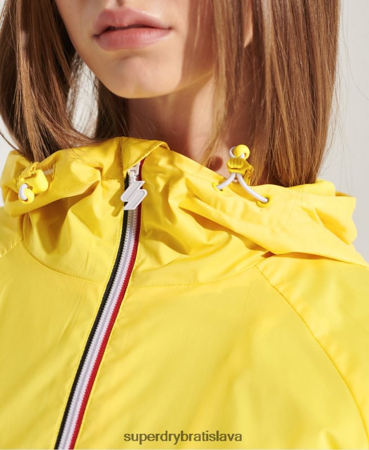 Superdry ženy kódová športová ľahká bunda 6B4ZTR5637 oblečenie žltá