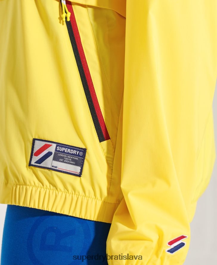 Superdry ženy kódová športová ľahká bunda 6B4ZTR5637 oblečenie žltá