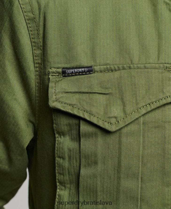 Superdry ženy klasická nováčikovská bunda Borg 6B4ZTR5588 oblečenie zelená