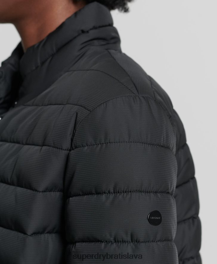 Superdry ženy krabicová fuji bunda 6B4ZTR5574 oblečenie čierna