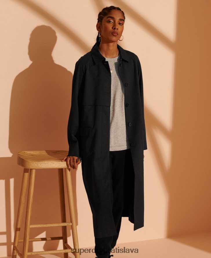 Superdry ženy limitovaná edícia classic mac 6B4ZTR3849 oblečenie čierna