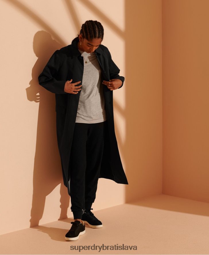 Superdry ženy limitovaná edícia classic mac 6B4ZTR3849 oblečenie čierna