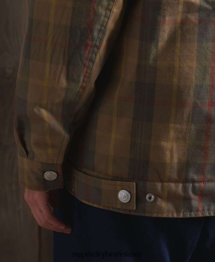 Superdry ženy limitovaná edícia dry cruiser bundy 6B4ZTR5549 oblečenie hnedá