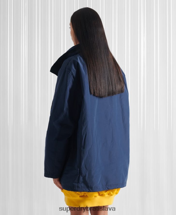 Superdry ženy limitovaná edícia sdx new york dvojitá bunda 6B4ZTR4763 oblečenie námorníctvo