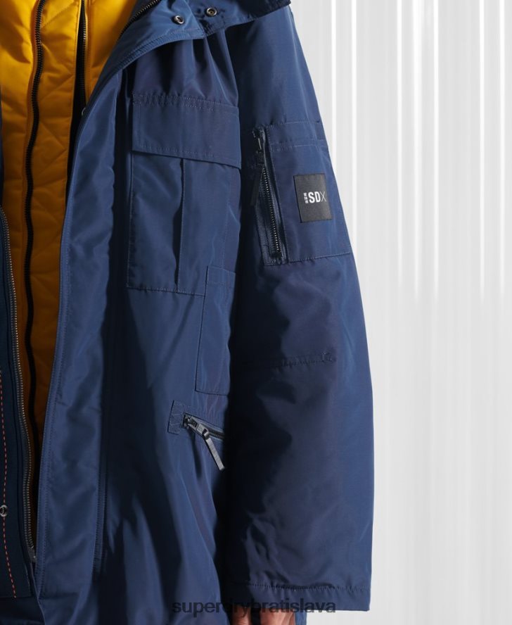 Superdry ženy limitovaná edícia sdx new york dvojitá bunda 6B4ZTR4763 oblečenie námorníctvo