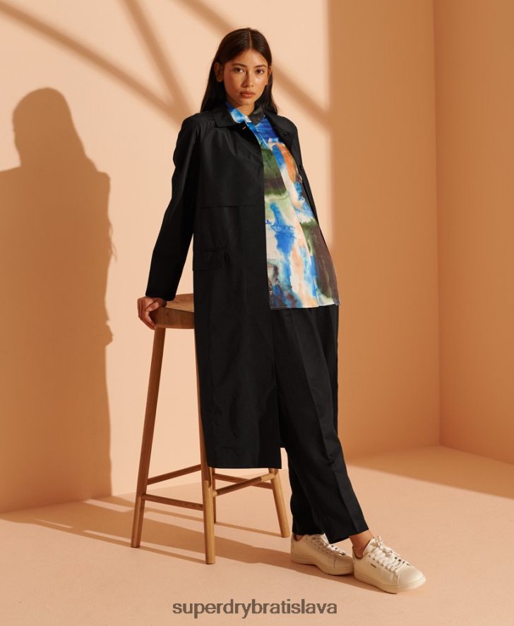 Superdry ženy limitovaná edícia tech mac 6B4ZTR3843 oblečenie čierna