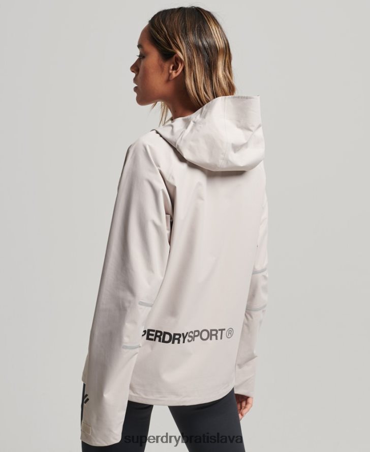 Superdry ženy nepremokavá bunda 6B4ZTR3555 oblečenie béžová