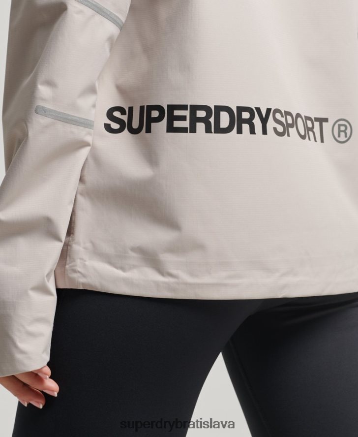 Superdry ženy nepremokavá bunda 6B4ZTR3555 oblečenie béžová