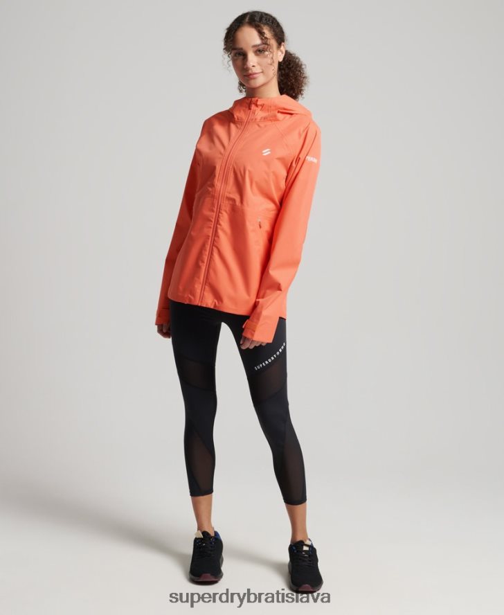 Superdry ženy nepremokavá bunda 6B4ZTR5488 oblečenie koralový