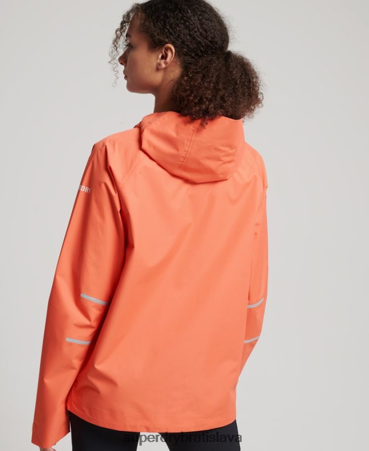 Superdry ženy nepremokavá bunda 6B4ZTR5488 oblečenie koralový