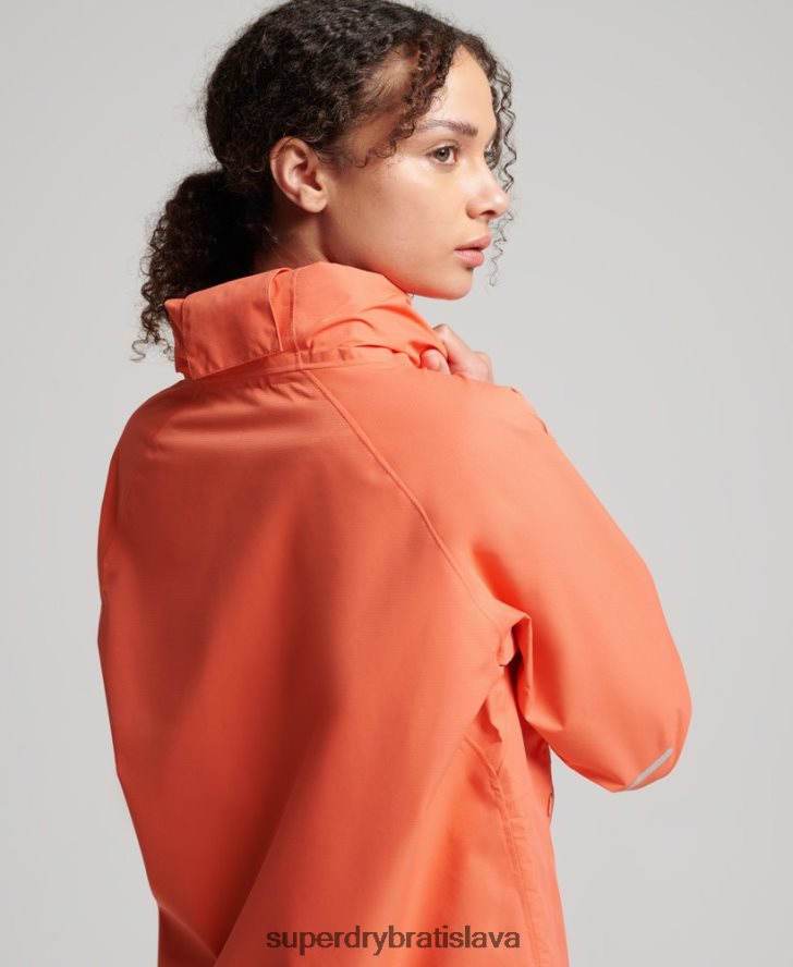 Superdry ženy nepremokavá bunda 6B4ZTR5488 oblečenie koralový