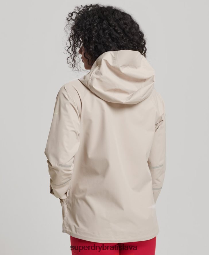 Superdry ženy nepremokavá bunda 6B4ZTR5616 oblečenie béžová