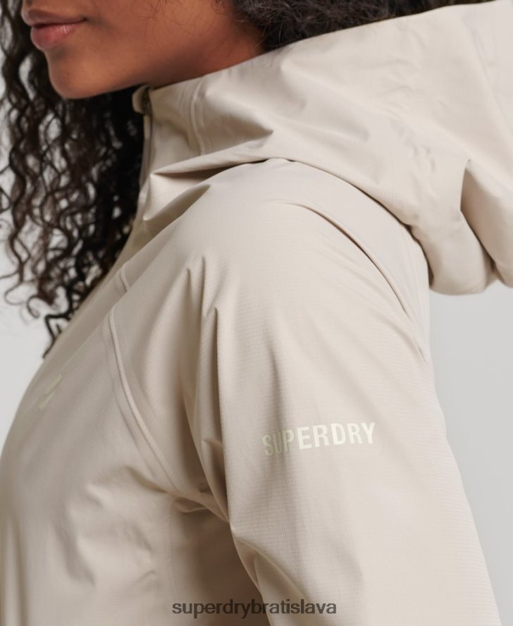 Superdry ženy nepremokavá bunda 6B4ZTR5616 oblečenie béžová