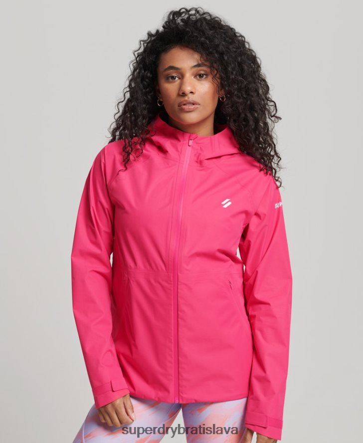 Superdry ženy nepremokavá bunda 6B4ZTR5617 oblečenie Ružová