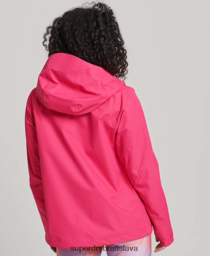 Superdry ženy nepremokavá bunda 6B4ZTR5617 oblečenie Ružová