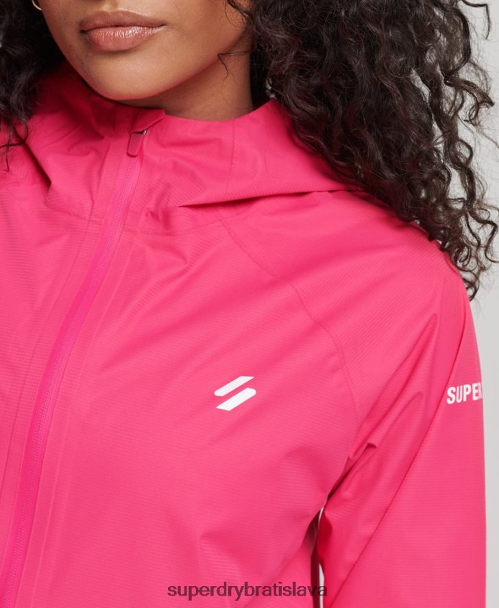Superdry ženy nepremokavá bunda 6B4ZTR5617 oblečenie Ružová