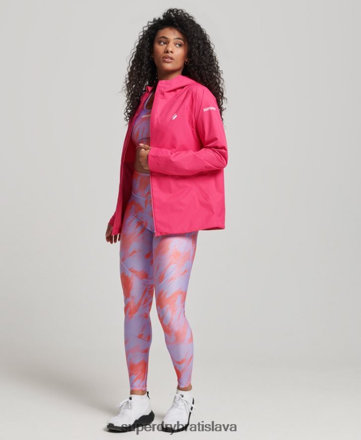 Superdry ženy nepremokavá bunda 6B4ZTR5617 oblečenie Ružová