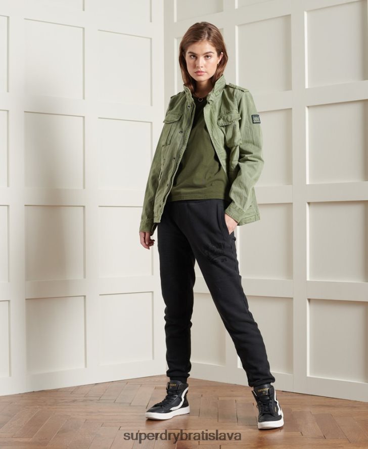 Superdry ženy nováčiková bunda camari 6B4ZTR5681 oblečenie zelená