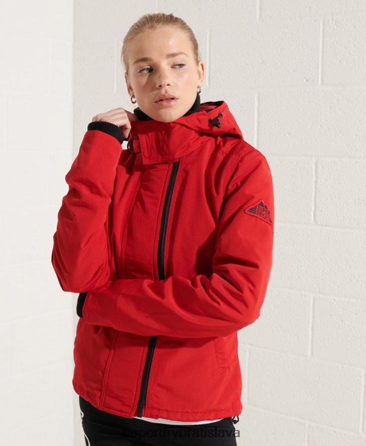 Superdry ženy osmanská bunda sd-windcheater 6B4ZTR5676 oblečenie červená