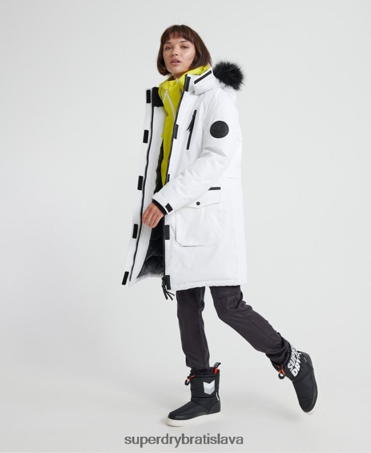 Superdry ženy páperová bunda aiko everest 6B4ZTR5705 oblečenie krém