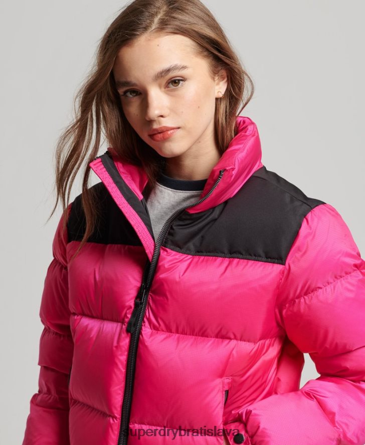 Superdry ženy športová bunda s kódom 6B4ZTR5491 oblečenie Ružová