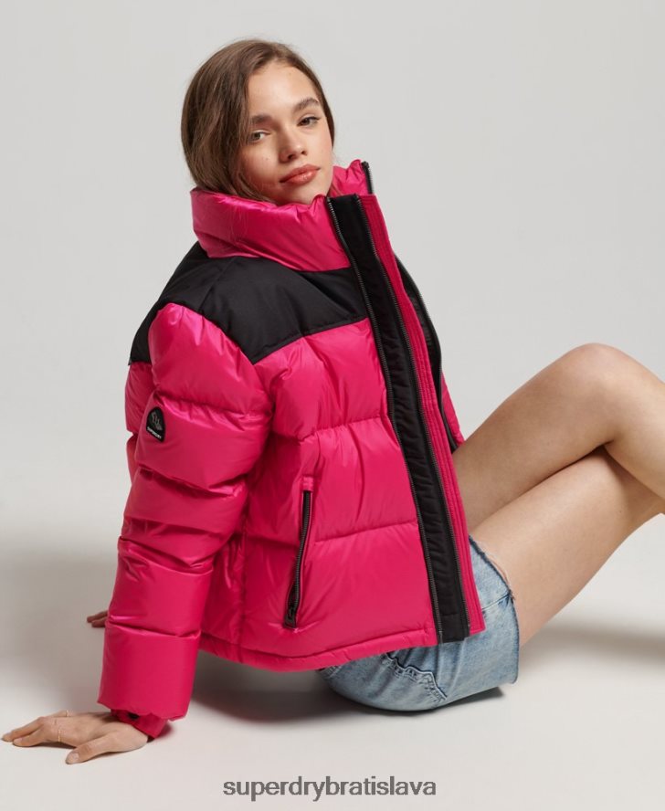 Superdry ženy športová bunda s kódom 6B4ZTR5491 oblečenie Ružová