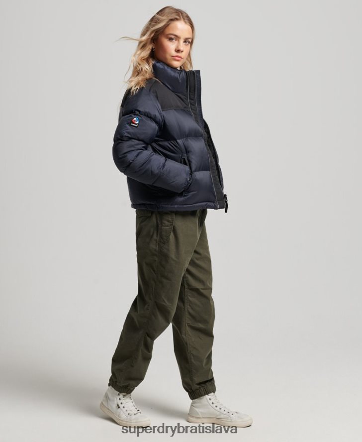 Superdry ženy športová bunda s kódom 6B4ZTR5507 oblečenie námorníctvo