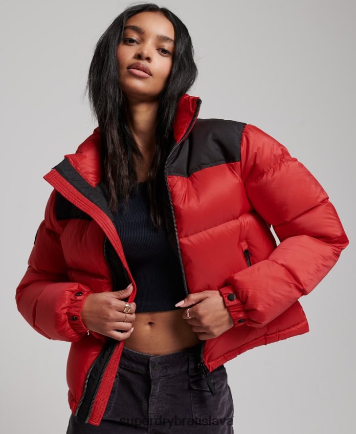 Superdry ženy športová bunda s kódom 6B4ZTR5524 oblečenie červená