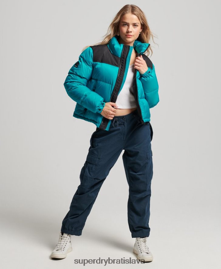Superdry ženy športová bunda s kódom 6B4ZTR5631 oblečenie zelená