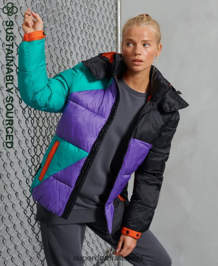 Superdry ženy športová energetická bunda 6B4ZTR1155 oblečenie multi