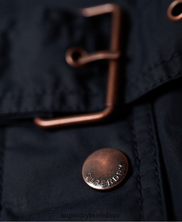 Superdry ženy skúšobná bunda so štyrmi vreckami 6B4ZTR3860 oblečenie námorníctvo